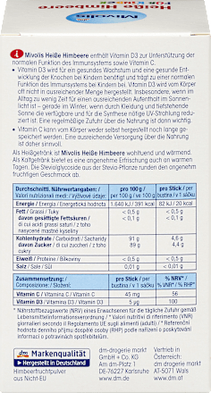 Heißgetränk Heiße Himbeere für Kinder Mivolis