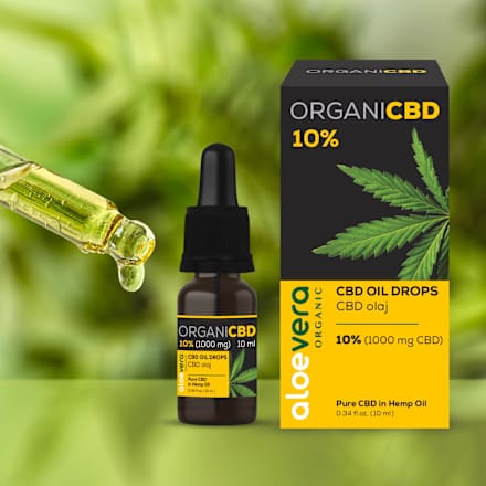 CBD olaj 10% aloevera ORGANIC
