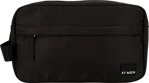 Kulturbeutel Herren braun/schwarz manòu