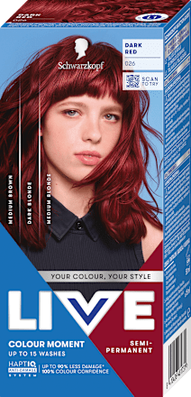 Farba na vlasy - 026 Dark Red Schwarzkopf LIVE