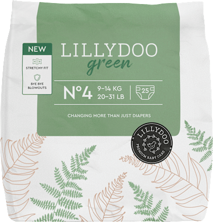 Windeln green Gr. 4 (9-14 kg) Lillydoo green