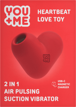 Heartbeat Love Toy sací vibrátor 2 v 1 you&me