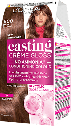 Boja za kosu – 600 Dark Blonde L'ORÉAL PARiS CASTING Crème Gloss