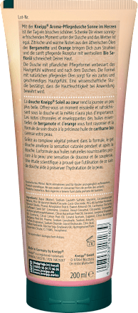 Pflegedusche Sonne IM HERZEN Kneipp