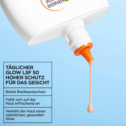 Sonnenfluid getönt UV water fluid, LSF 50 Garnier Ambre Solaire