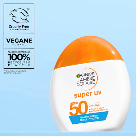 Sonnenfluid UV water fluid, LSF 50 Garnier Ambre Solaire