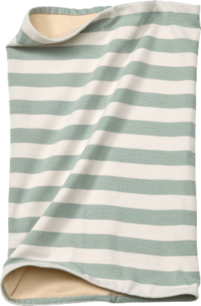 Loop Schal mit Ringel-Muster, grün ALANA