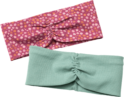 Stirnbänder, grün + lila, Gr. 54/55 ALANA