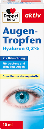 aktiv Augentropfen mit Hyaluron Doppelherz