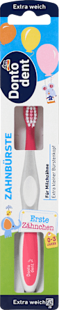Четка за зъби за първи зъбки, различни цветове/мотиви Dontodent