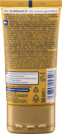Crema solare anti-età SPF50 per viso e decolleté sundance