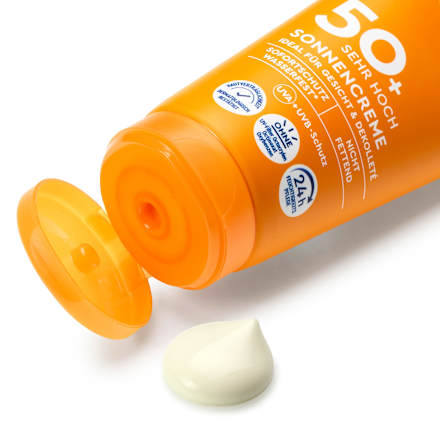 Crema solare per viso e décolleté SPF50+ sundance
