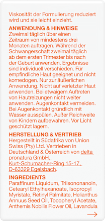 Hautpflege-Öl bei Narben und Dehnungsstreifen Bi-Oil