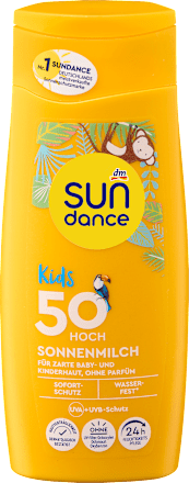 Слънцезащитно мляко за деца, SPF 50 sundance