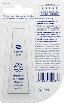 Lippenbalsam Repair Care LSF 15 Blistex