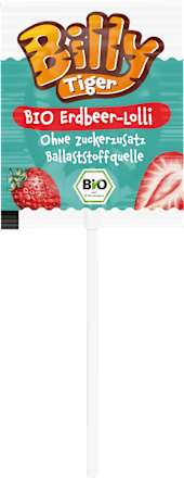 Kindersnack Erdbeer-Lolli Billy Tiger
