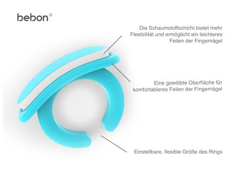 Nagelpflege-Set für Babys 18-teilig bebon angel