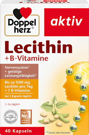 Lecithin + B-Vitamine Kapseln 40 St Doppelherz