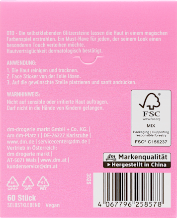 Gesichtssticker One Day In Rio 010 trend !t up