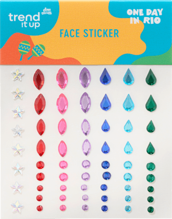 Gesichtssticker One Day In Rio 020 trend !t up