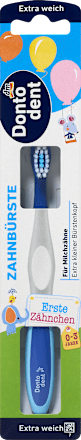 Fogkefe tejfogakhoz, 0-3 éves korig, extra puha, többféle Dontodent