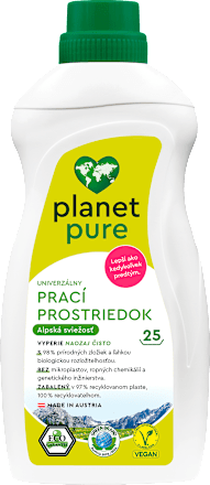 Univerzálny prací prostriedok Alpská sviežosť planet pure
