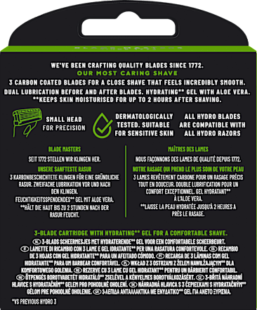 Rasierklingen, Hydro 3 WILKINSON SWORD