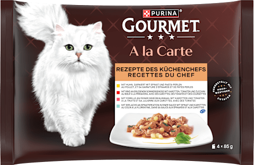 Nassfutter Katze A la Carte Fisch & Fleisch Purina Gourmet
