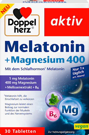 aktiv Melatonin + Magnezijum 400 tablete Doppelherz