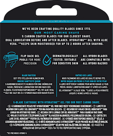Rasierklingen, Hydro 5 WILKINSON SWORD