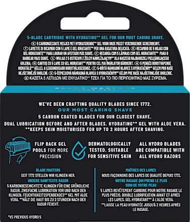 Rasierklingen, Hydro 5 WILKINSON SWORD
