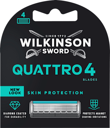 Nadomestne britvice Quattro 4 WILKINSON SWORD