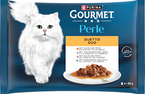 Nassfutter Katze Perle Duo Geflügel- & Fleischvariation Purina Gourmet
