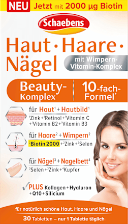 Haut Haare Nägel Beauty-Komplex Tabletten 30 St Schaebens