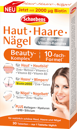 Haut Haare Nägel Beauty-Komplex Tabletten 30 St Schaebens