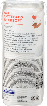 Odličovacie tampóny Maxi Supersoft ebelin