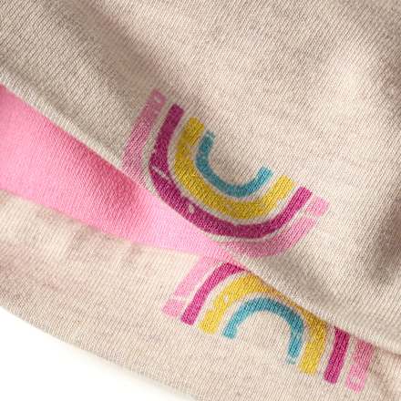 Beanie mit Regenbogen-Muster, beige, Gr. 48/49 ALANA