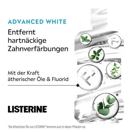 Mundspülung Advanced White  Listerine