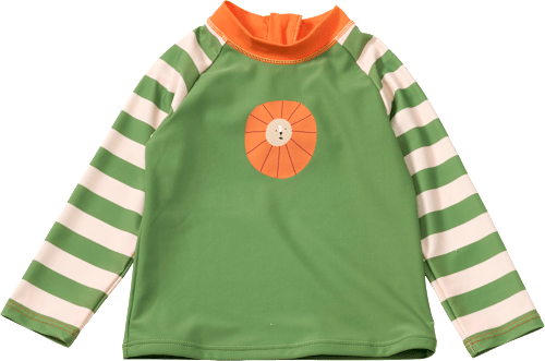 UV Shirt mit Löwen-Motiv, grün, Gr. 98/104 PUSBLU