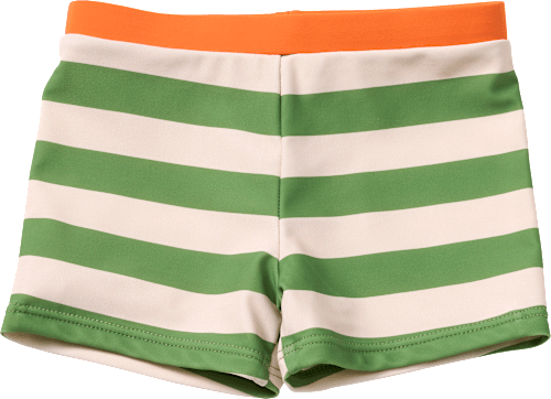 Badehose mit Streifen-Muster, grün & beige, Gr. 122/128 PUSBLU