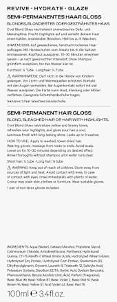 Farb-Glanzbehandlung Glossing Cool Blond SHYNE Professional