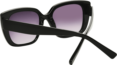 sluneční brýe černé se silnými obroučkami SUNDANCE