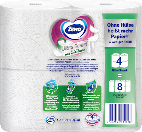 Toilettenpapier Ultra Smart 4-lagig (4x280 Blatt) Zewa
