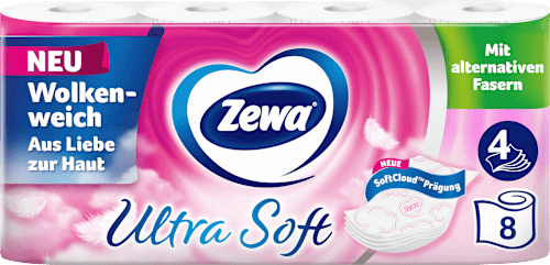Toilettenpapier Ultra Soft 4-lagig (8x150 Blatt) Zewa