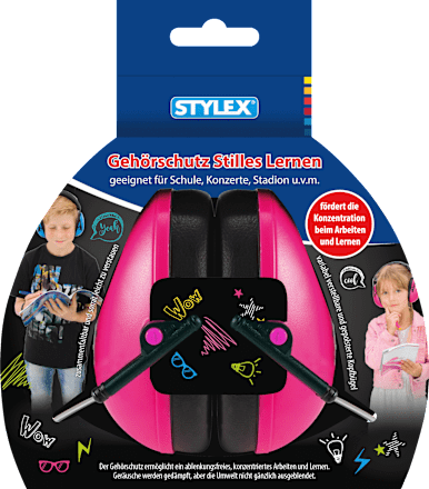 Kinder Gehörschutz SX-4230 pink Stylex