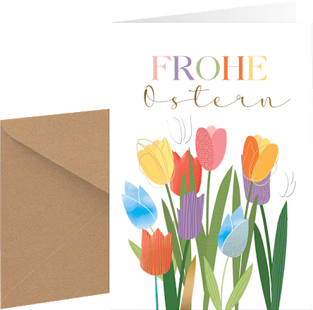 Grußkarte Ostern Mehrstückpackung CACTUS