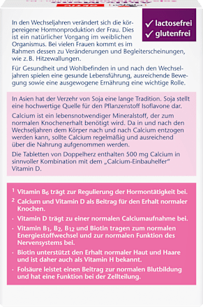 Aktiv-Meno Soja-Isoflavone + Calcium + Vitamin D3 Tabletten 30 St. Doppelherz