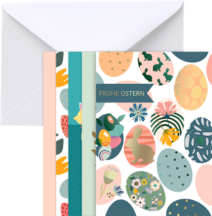 Grußkarte Ostern Mehrstückpackung CACTUS