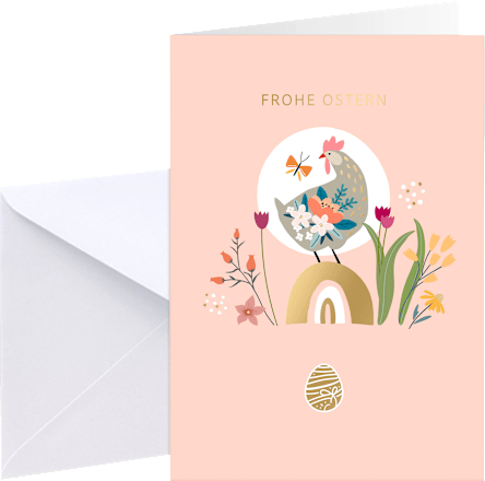 Grußkarte Ostern Mehrstückpackung CACTUS