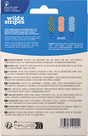 Anti Pickel Patches XL Wild Stripes